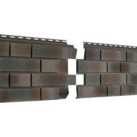 Фасадная панель U-Plast ПВХ Стоун Хаус S-Lock Клинкер Нордик Пепел