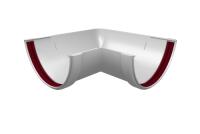 Угол желоба 90° ПВХ GrandLine 135х90 Белый