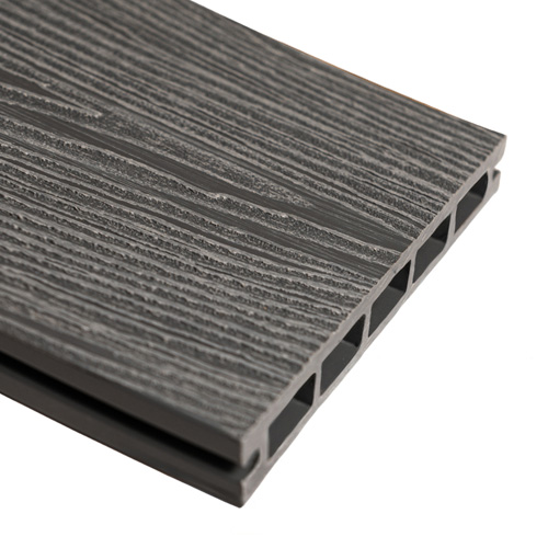 Террасная доска EcoLine Decking МПК Серый 3000х150х18
