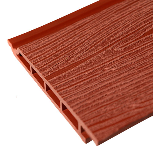 Фасадная композитная панель EcoLine Decking МПК Терракот 3000х140х16
