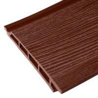 Фасадная композитная панель EcoLine Decking МПК Шоколад 3000х140х16