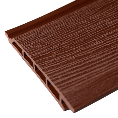 Фасадная композитная панель EcoLine Decking МПК Шоколад 3000х140х16