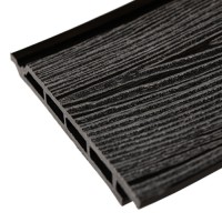 Фасадная композитная панель EcoLine Decking МПК Графит 3000х140х16