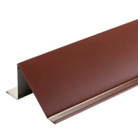 Планка снегозадержателя усиливающая 50х30х2000 RAL8017