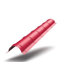 Планка конька круглого R80х2000 0.45 ПЭ RAL3005