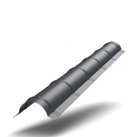 Планка конька круглого R80х2000 0.45 ПЭ MATT RAL7024