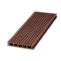 Террасная доска односторонняя Ecoline Decking МПК 3000х150х25 Шоколад
