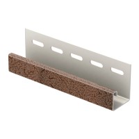 J-планка U-Plast Stone House S-Lock Клинкер Балтик Магма