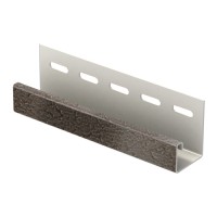 J-планка U-Plast Stone House S-Lock Клинкер Нордик Пепел