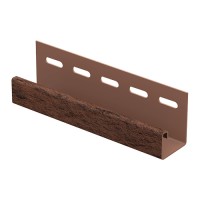 J-планка U-Plast Стоун-хаус Камень Жженый