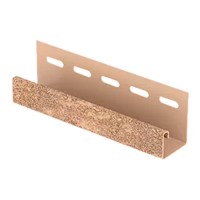 J-планка U-Plast Стоун-хаус Кирпич Бежевый