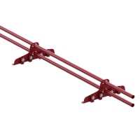 Снегозадержатель трубчатый VEGAlite d25/1,2мм для фальцевой кровли 1м RAL 3005
