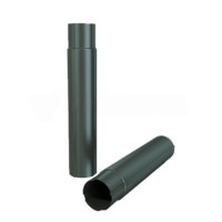 Труба круглая 3м VEGASTOK 125х90 мм RAL 7024