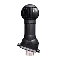 Комплект вентиляции GERVENT PROF-21 125×160 мм Twister RAL 9005