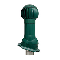 Комплект вентиляции GERVENT PROF-21 125×160 мм Twister RAL 6005