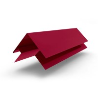 Планка угла наружного сложного 2000x75x75, 0.45 мм RAL 3005