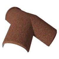 Y-образный торцевой конек KAZROOF Red clay