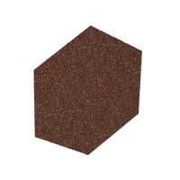 Заглушка треугольного конька KAZROOF SHAKE Red clay