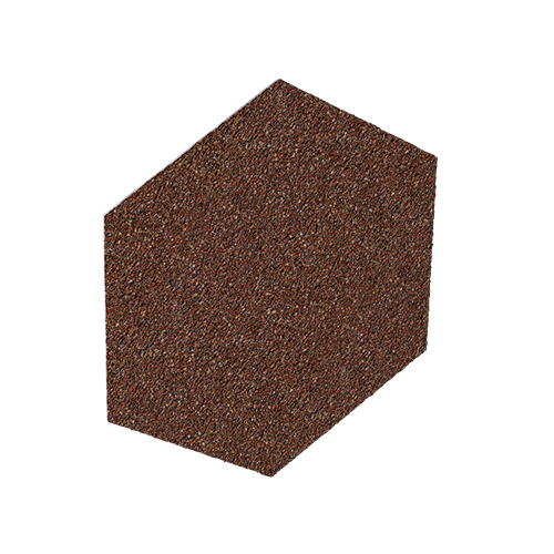 Заглушка треугольного конька KAZROOF SHAKE Red clay