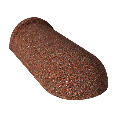 Торцевой конек KAZROOF SHAKE Red clay