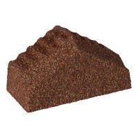 Торцевой треугольный конек KAZROOF SHAKE Red clay