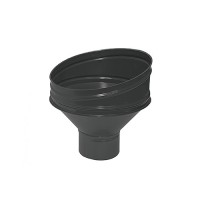 Воронка круглая металл KAZPROM D100 RAL 7024