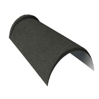 Конек полукруглый KAZROOF DARK SILVER