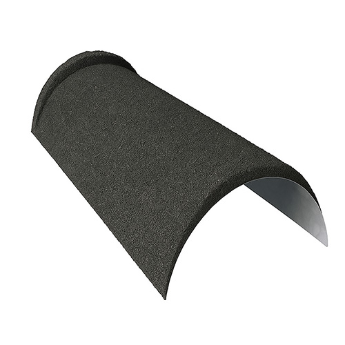 Конек полукруглый KAZROOF DARK SILVER