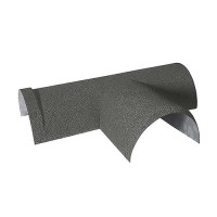Т-образный конек KAZROOF SHAKE DARK SILVER