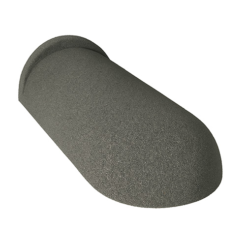 Торцевой конек KAZROOF SHAKE DARK SILVER