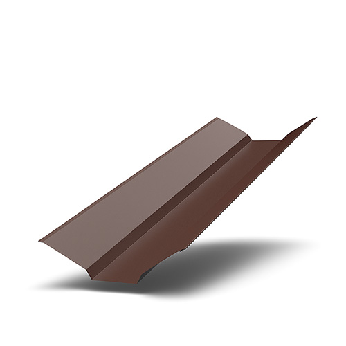 Планка ендовы верхняя 80х80х2000 0.45 ПЭ RAL8019