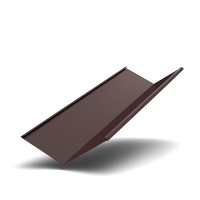 Планка ендовы нижняя 290х290х2000 0.45 ПЭ RAL8019