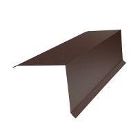 Планка торцевая 120х95х2000 ПЭ 0.45мм RAL 8019