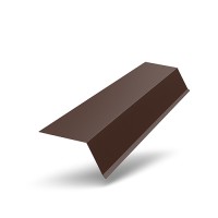 Планка капельник 79х55х2000 0.45мм ПЭ MAT RAL 8019
