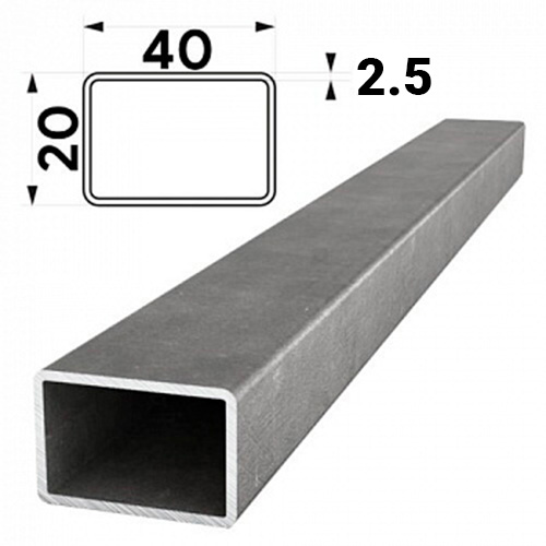 Труба профильная 6м 40х20х2.5 мм