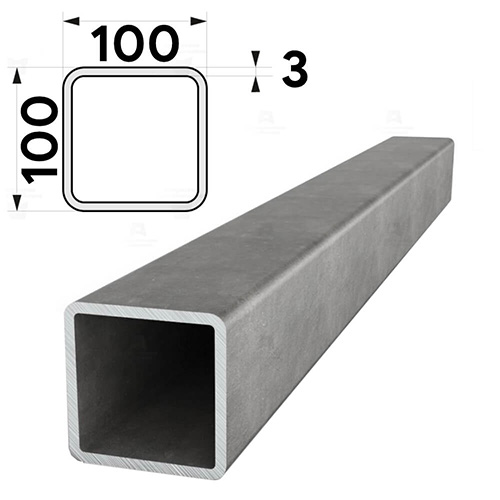 Труба профильная 6м 100х100х3 мм