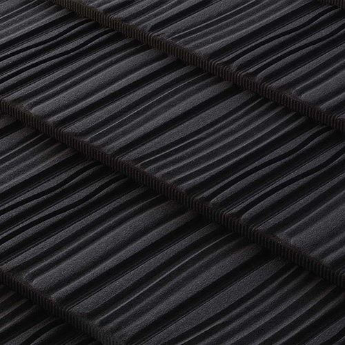 Композитная Черепица Metrotile Woodshake Сoal black