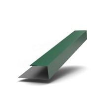 Планка J-профиль 24х18х3000 matt RAL 6005