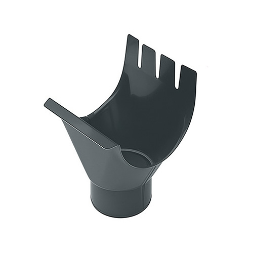 Воронка врезная металл KAZPROM D150 matt RAL 7024