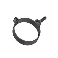 Хомут трубы металл KAZPROM D180 matt RAL 7024