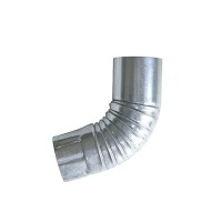 Гофроколено (верхнее, нижнее) металл KAZPROM D100 Цинк