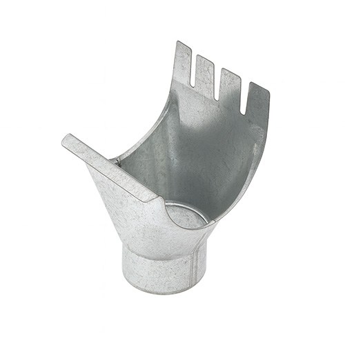 Воронка врезная металл KAZPROM D100 Цинк