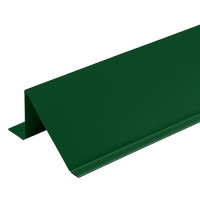 Планка снегозадержателя усиливающая 50х30х2000 Matt RAL 6005