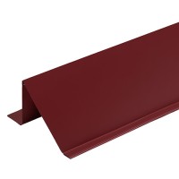 Планка снегозадержателя усиливающая 50х30х2000 Matt RAL 3005