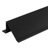 Планка снегозадержателя усиливающая 50х30х2000 Matt RAL 9005