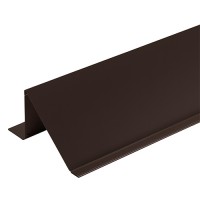 Планка снегозадержателя усиливающая 50х30х2000 Matt RAL 8019