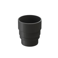 Переходник для водостока Docke LUX/PREMIUM, графит (RAL 7024)