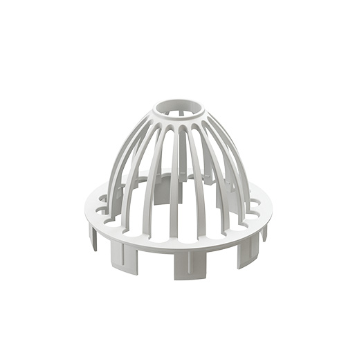 Сетка для защиты водостока Premium, пломбир RAL 9003