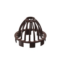 Сетка для защиты водостока Premium, шоколад RAL 8019