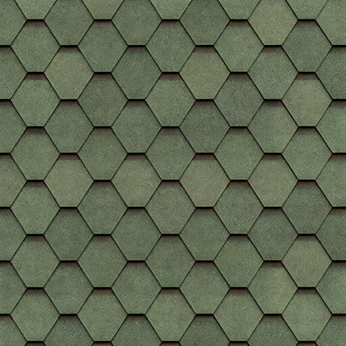 Гибкая Черепица SHINGLAS Самба малахит